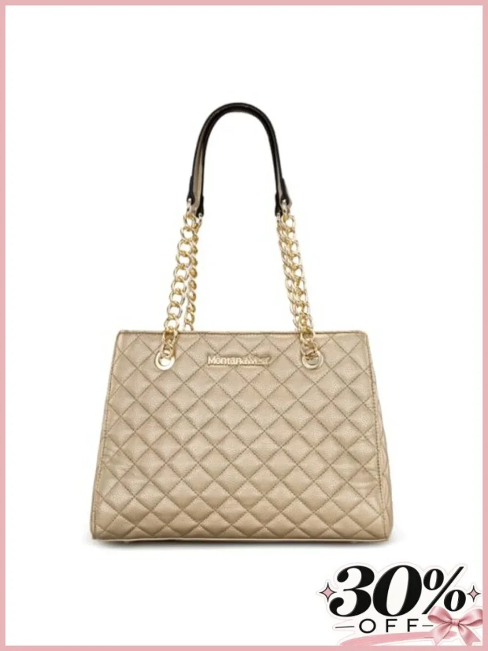 N/A quilted tote